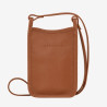 Longchamp - Étui Téléphone en cuir Le Foulonné